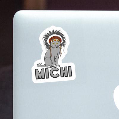 Michi Aufkleber Katze Notebook Michi Aufkleber Katze Notebook Image