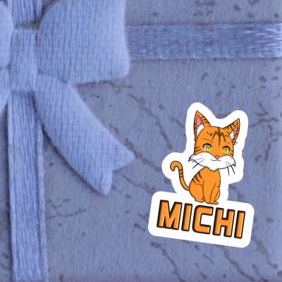 Autocollant Michi Chat Notebook Image