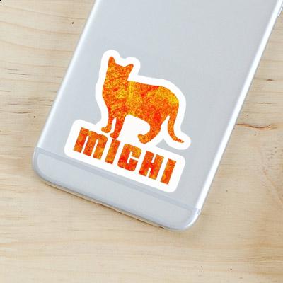 Chat Autocollant Michi Notebook Image