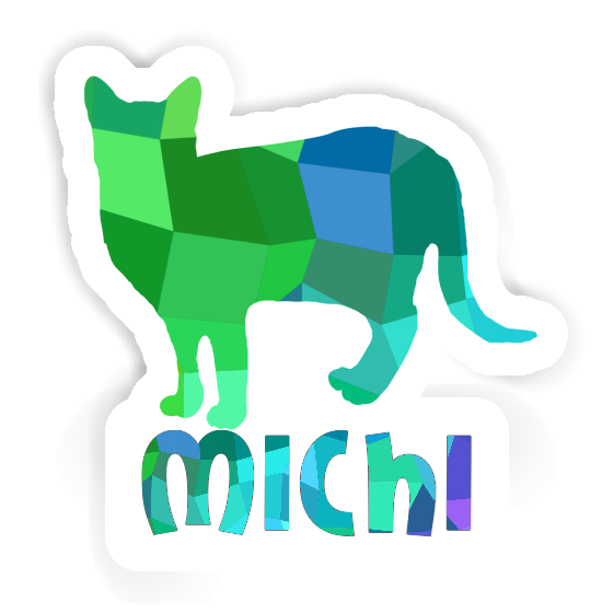 Sticker Michi Katze Laptop Image