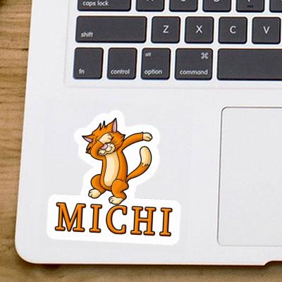 Aufkleber Katze Michi Laptop Image