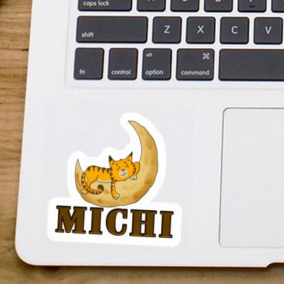 Sticker Sleeping Cat Michi Sticker Sleeping Cat Michi Image
