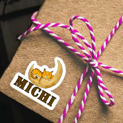 Michi Aufkleber Katze Notebook Michi Aufkleber Katze Notebook Image
