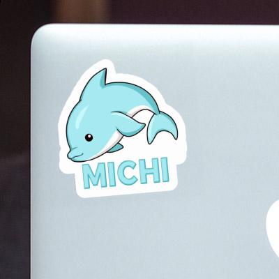 Michi Aufkleber Delphin Notebook Michi Aufkleber Delphin Gift package Image