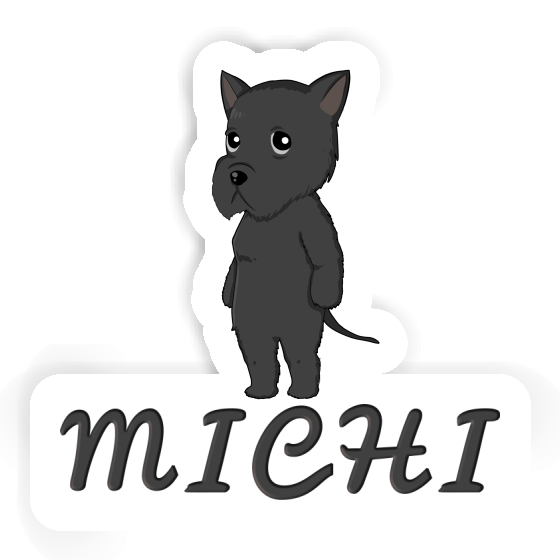 Schnauzer géant Autocollant Michi Notebook Schnauzer géant Autocollant Michi Gift package Image