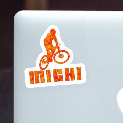 Aufkleber Downhiller Michi Notebook Image