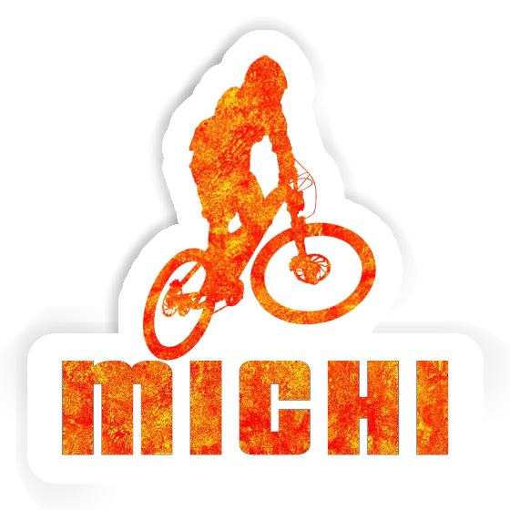 Michi Autocollant Downhiller Image