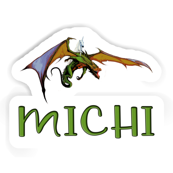 Sticker Drache Michi Laptop Image