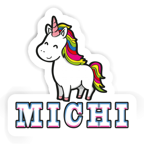 Sticker Michi Unicorn Notebook Sticker Michi Unicorn Gift package Image