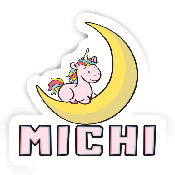 Michi Sticker Unicorn Notebook Michi Sticker Unicorn Notebook Image