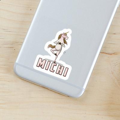 Sticker Michi Yoga-Einhorn Gift package Image