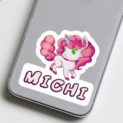 Sticker Unicorn Michi Laptop Image