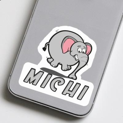 Sticker Jumping Elephant Michi Notebook Sticker Jumping Elephant Michi Gift package Image