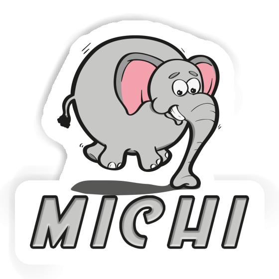 Sticker Jumping Elephant Michi Notebook Sticker Jumping Elephant Michi Notebook Image