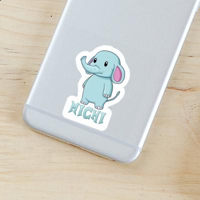 Michi Sticker Elephant Laptop Image