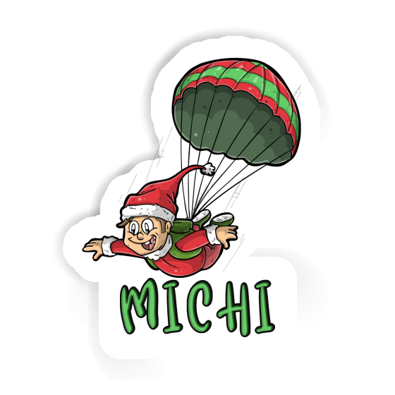 Michi Autocollant Parachute Notebook Image