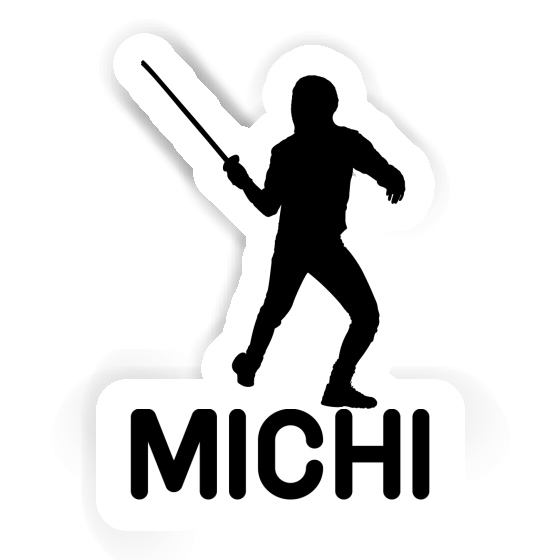 Sticker Fechter Michi Image