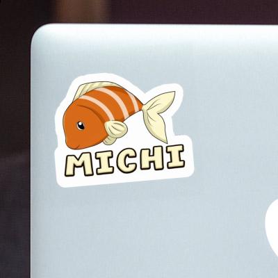 Aufkleber Michi Fisch Notebook Aufkleber Michi Fisch Gift package Image