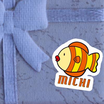 Sticker Michi Fish Notebook Image