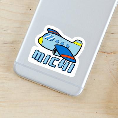 Autocollant Avion Michi Laptop Image
