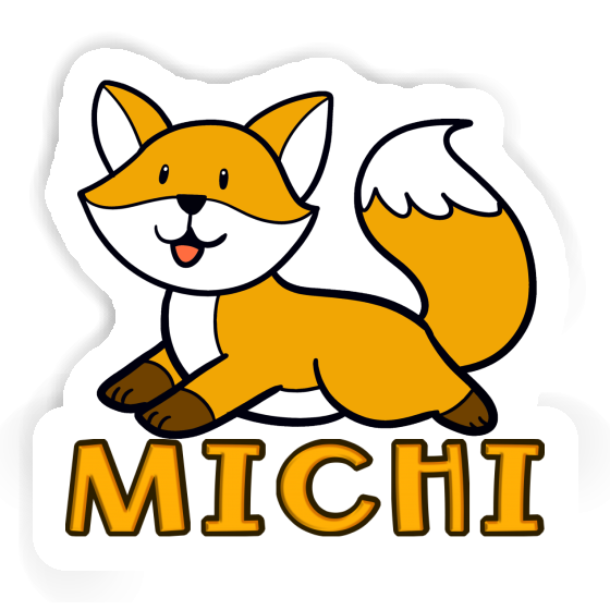 Autocollant Michi Renard Notebook Image