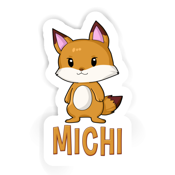 Michi Sticker Fox Notebook Michi Sticker Fox Notebook Image
