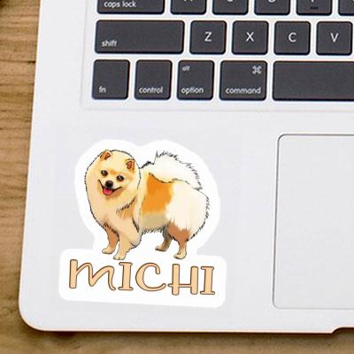 Autocollant Spitz allemand Michi Laptop Autocollant Spitz allemand Michi Laptop Image