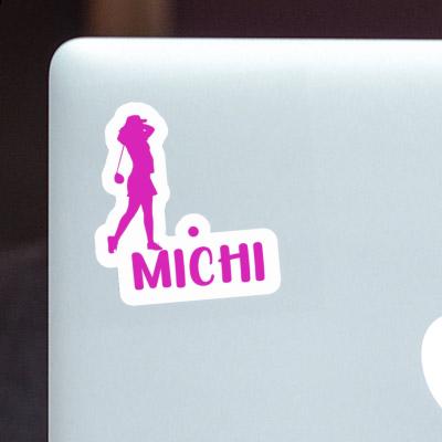 Sticker Michi Golfer Notebook Sticker Michi Golfer Gift package Image
