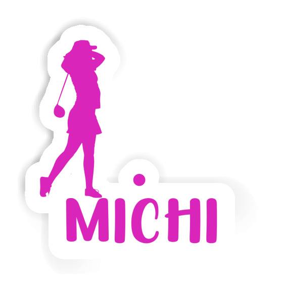Sticker Michi Golfer Laptop Sticker Michi Golfer Laptop Image