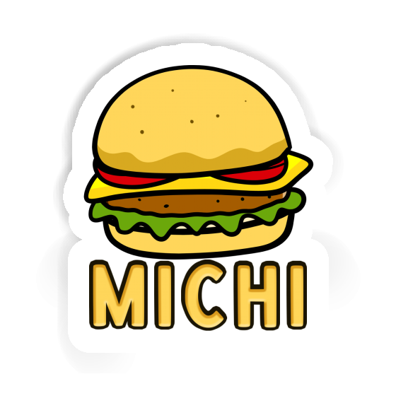 Sticker Michi Cheeseburger Laptop Image