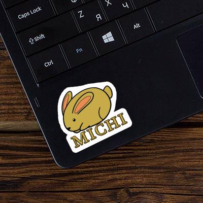 Hase Aufkleber Michi Laptop Image