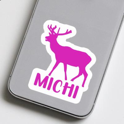 Cerf Autocollant Michi Notebook Image