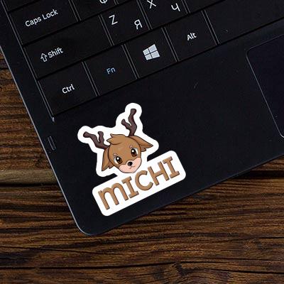 Hirsch Aufkleber Michi Notebook Hirsch Aufkleber Michi Notebook Image