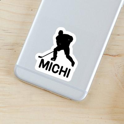 Joueur de hockey Autocollant Michi Gift package Image