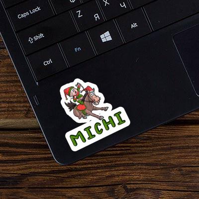 Michi Sticker Rider Laptop Image