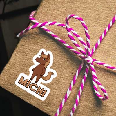 Autocollant Cheval Michi Laptop Image
