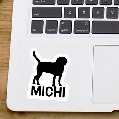 Chien Autocollant Michi Laptop Chien Autocollant Michi Laptop Image