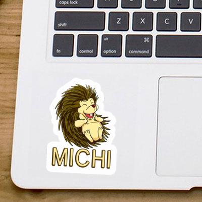 Michi Sticker Hedgehog Notebook Image