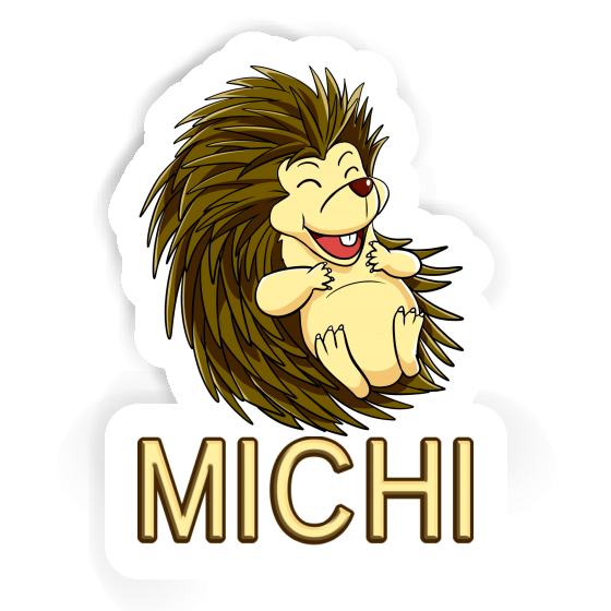 Michi Autocollant Hérisson Laptop Image