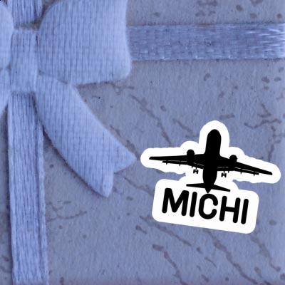 Sticker Jumbo-Jet Michi Notebook Image