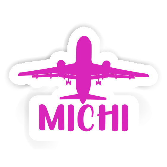 Aufkleber Michi Jumbo-Jet Notebook Image