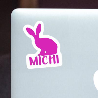 Sticker Michi Rabbit Laptop Image