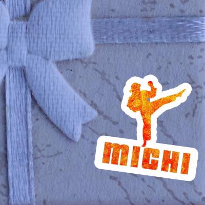 Aufkleber Michi Karateka Notebook Image