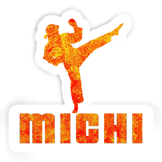 Aufkleber Michi Karateka Laptop Image