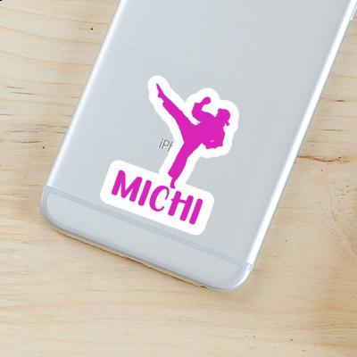 Michi Aufkleber Karateka Notebook Image