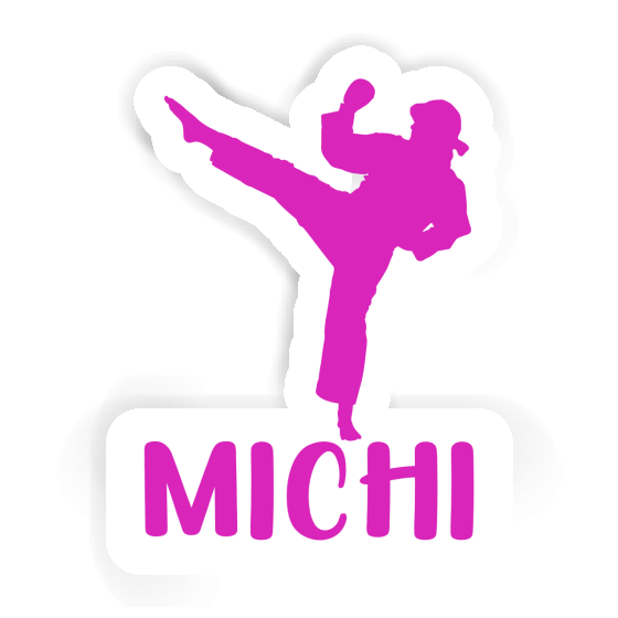 Michi Aufkleber Karateka Laptop Image