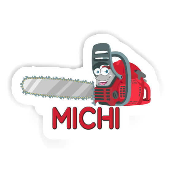 Sticker Michi Chainsaw Laptop Image