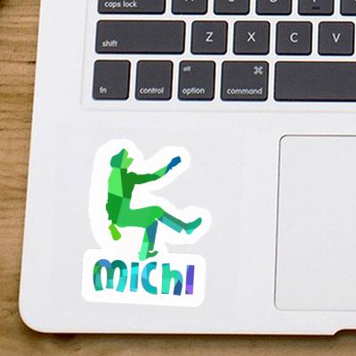 Autocollant Grimpeur Michi Laptop Image