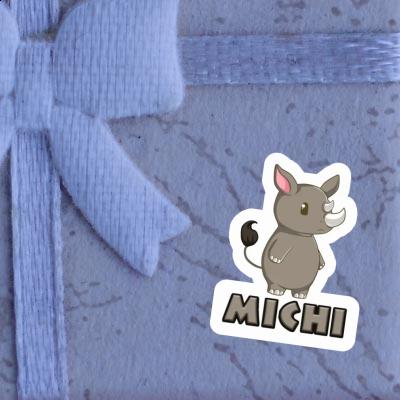 Aufkleber Rhinozeros Michi Gift package Image