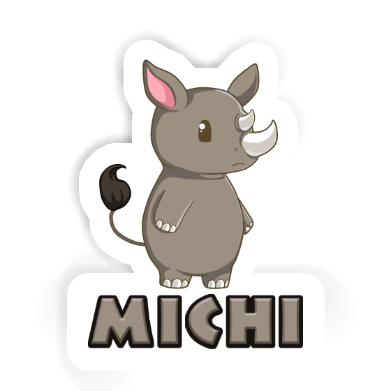 Aufkleber Rhinozeros Michi Gift package Image